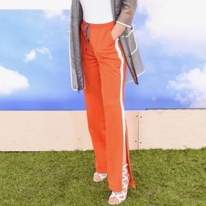 Target Orange Snap Leg Track Pants 